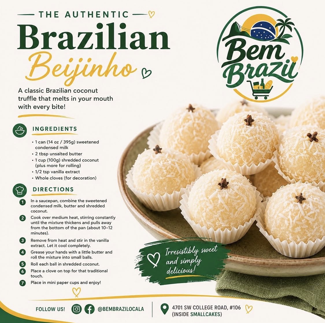 Beijinho recipe post