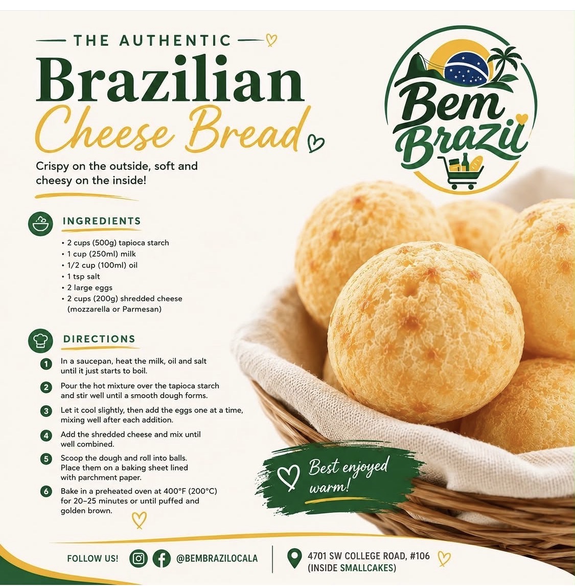 Brazilian cheese bread post