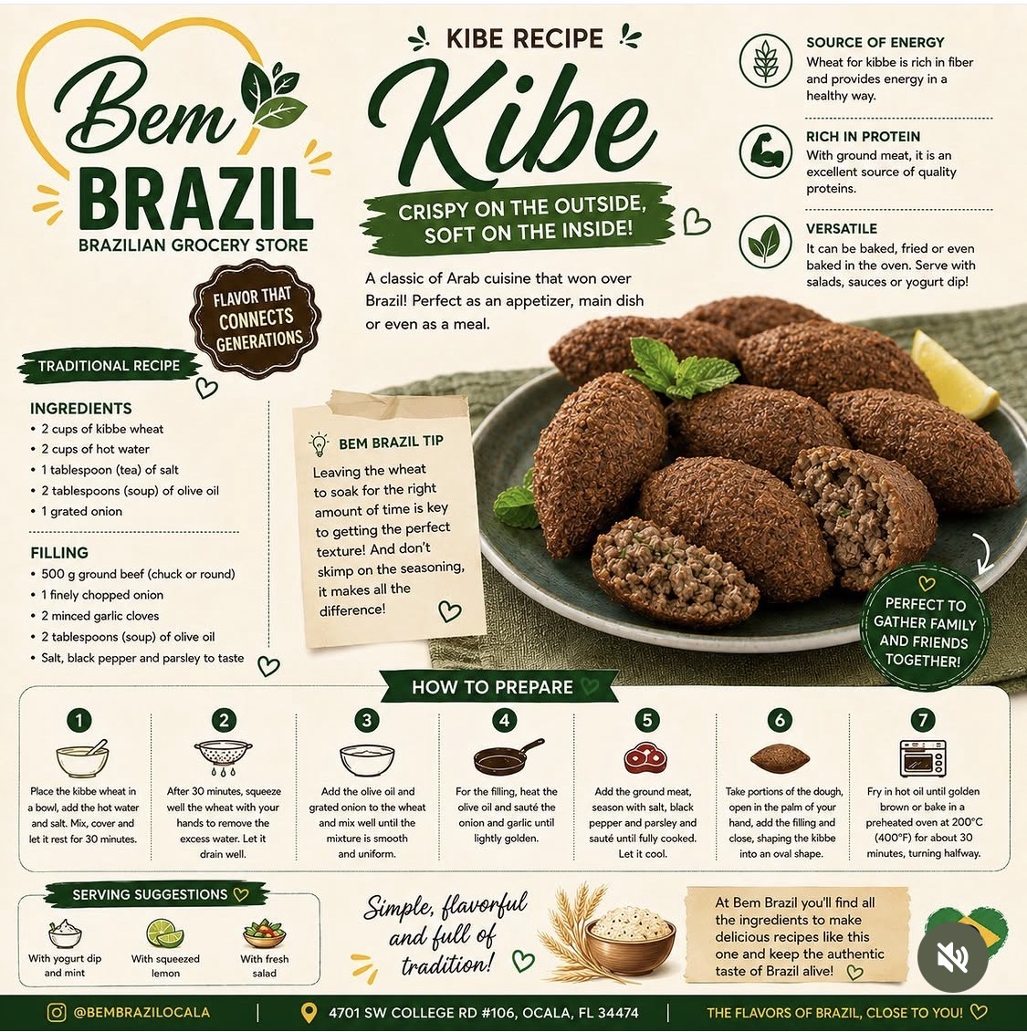 Kibe recipe in English